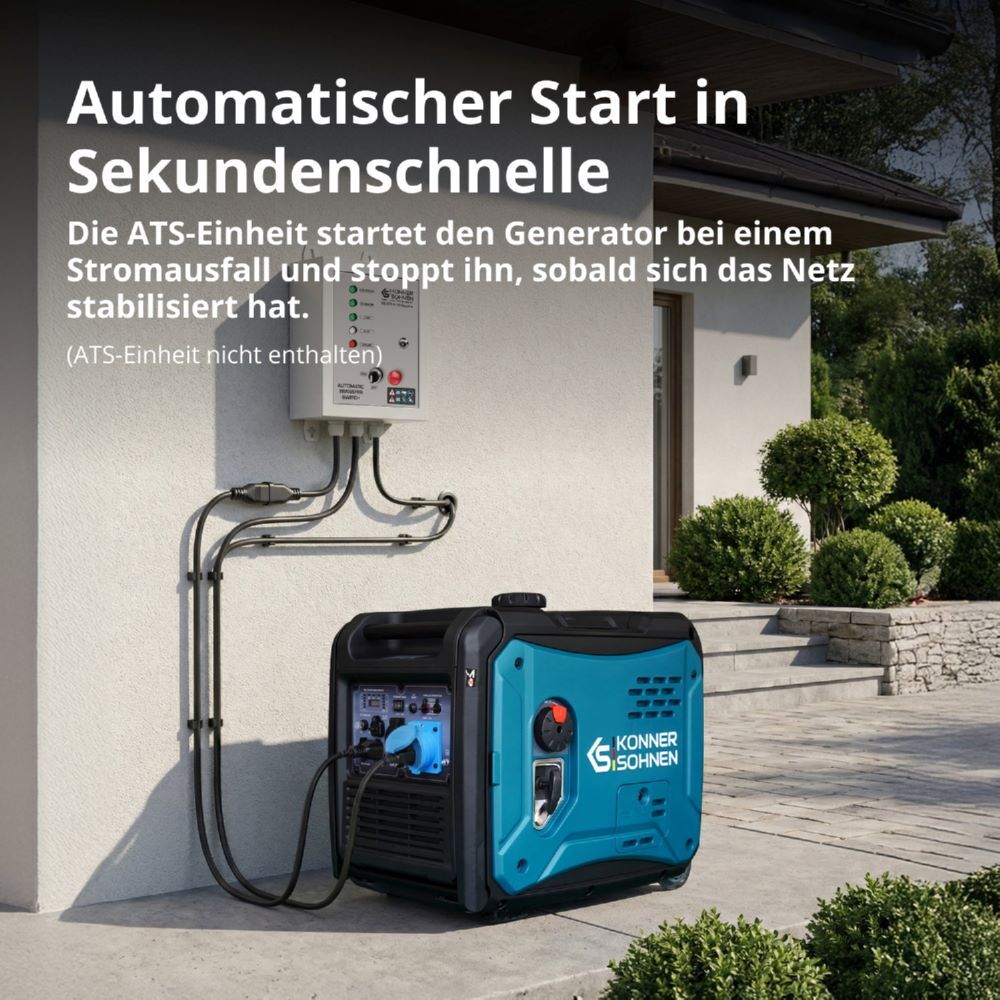 Produktbild Könner & Söhnen Inverter-Generator KS 6000iE S bild 15