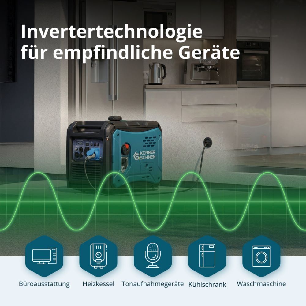 Produktbild Könner & Söhnen Inverter-Generator KS 6000iE S bild 17