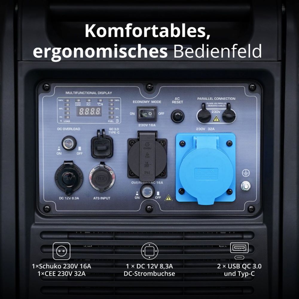Produktbild Könner & Söhnen Inverter-Generator KS 6000iE S bild 18