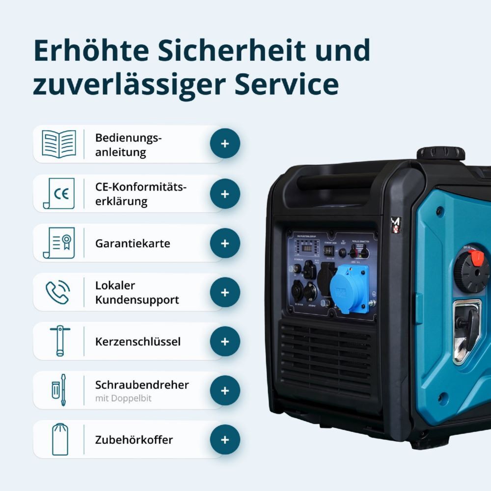 Produktbild Könner & Söhnen Inverter-Generator KS 6000iE S bild 19