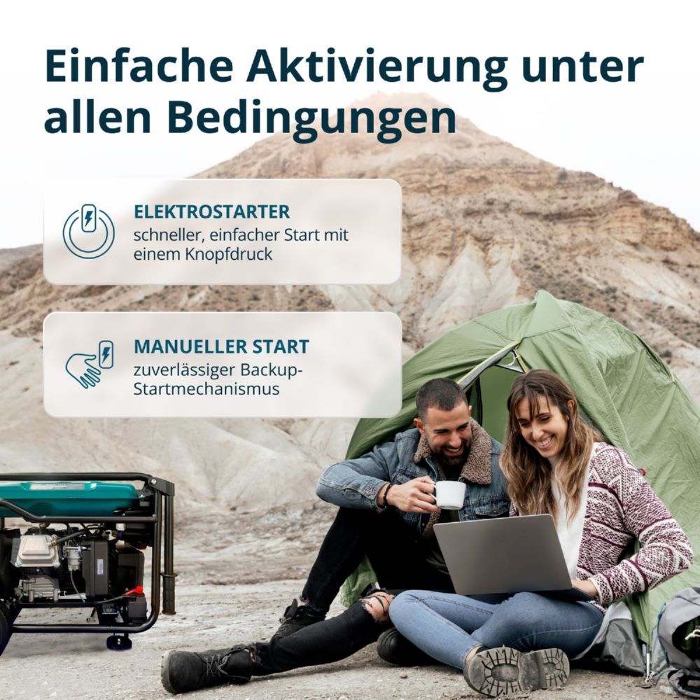 Produktbild Könner & Söhnen Inverter Generator KS 6500iE bild 5