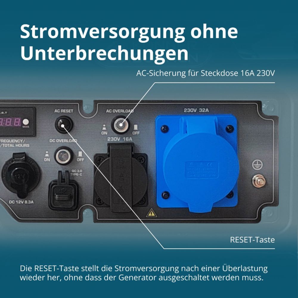 Produktbild Könner & Söhnen Inverter Generator KS 6500iE bild 7