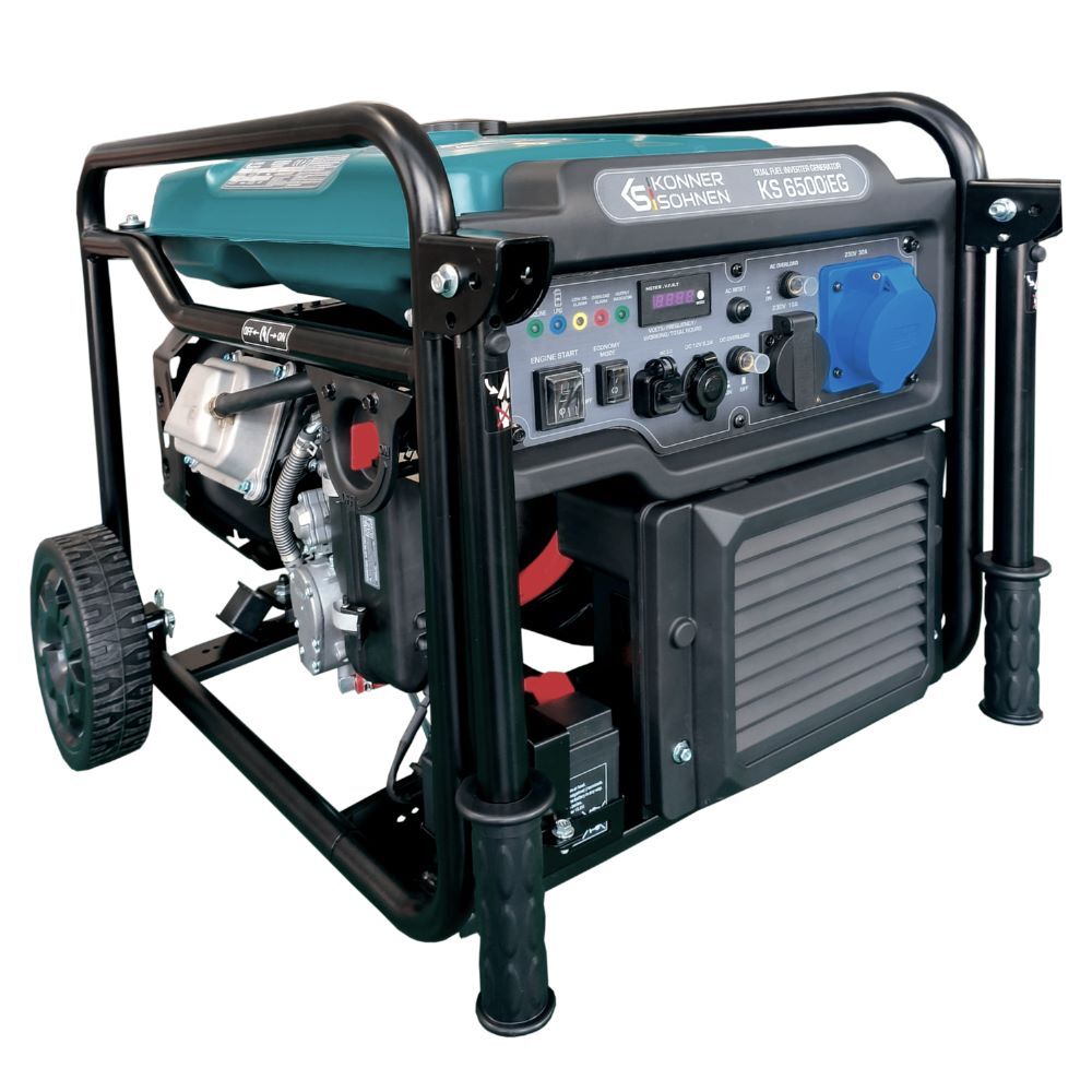 Produktbild Könner & Söhnen Inverter Generator KS 6500iEG (Benzin/Gas) bild 15