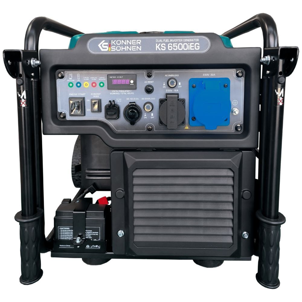 Produktbild Könner & Söhnen Inverter Generator KS 6500iEG (Benzin/Gas) bild 10
