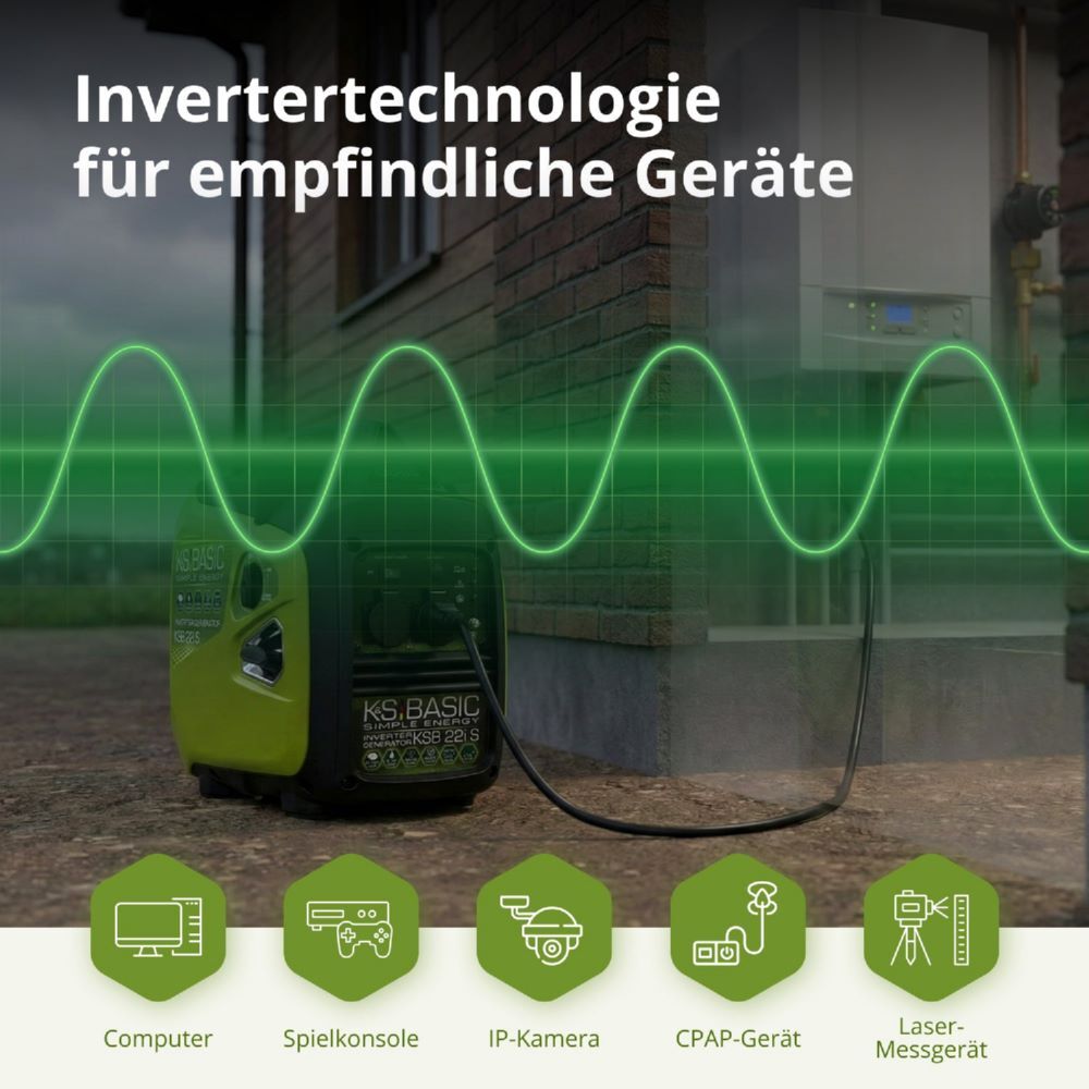 Produktbild Könner & Söhnen Inverter-Generator KSB 22i S bild 3