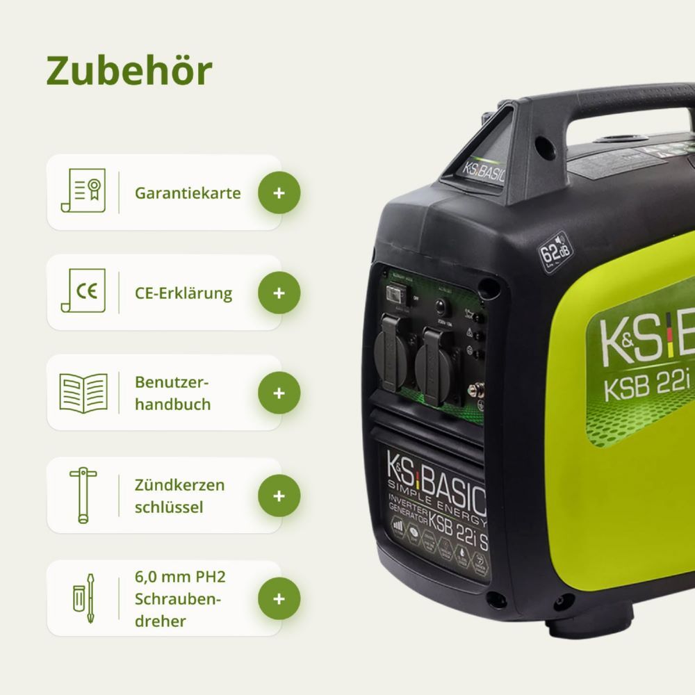 Produktbild Könner & Söhnen Inverter-Generator KSB 22i S bild 8