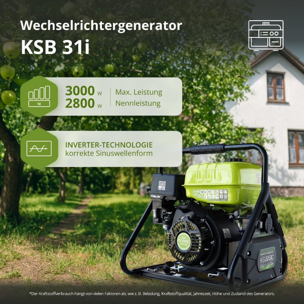 Produktbild Könner & Söhnen Inverter Generator KSB 31i bild 5