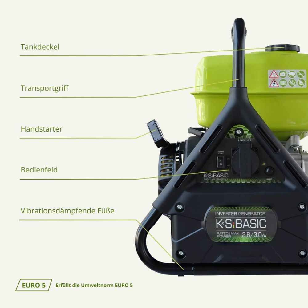 Produktbild Könner & Söhnen Inverter Generator KSB 31i bild 8