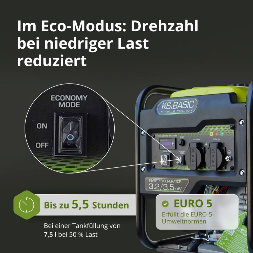 Produktbild Könner & Söhnen Inverter-Generator KSB 35i bild 7