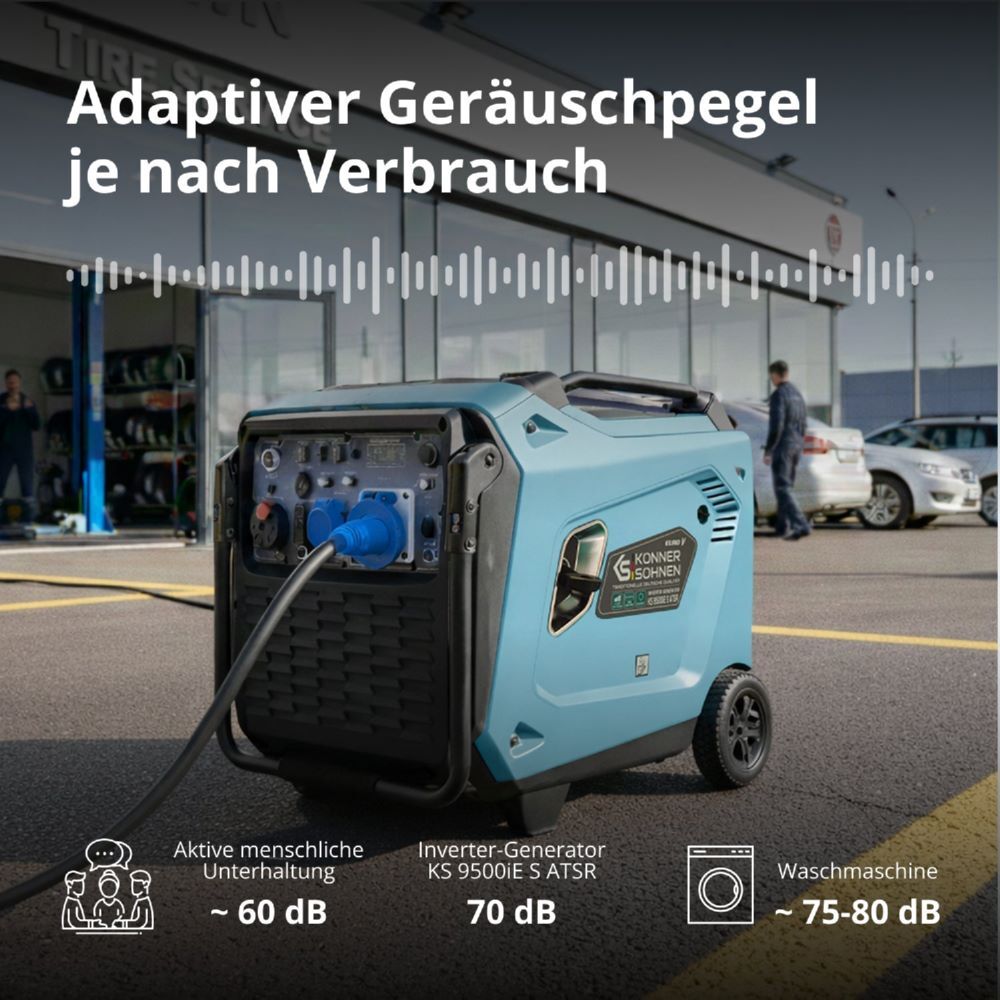 Produktbild Könner & Söhnen Invertergenerator KS 9500iE S ATSR bild 5
