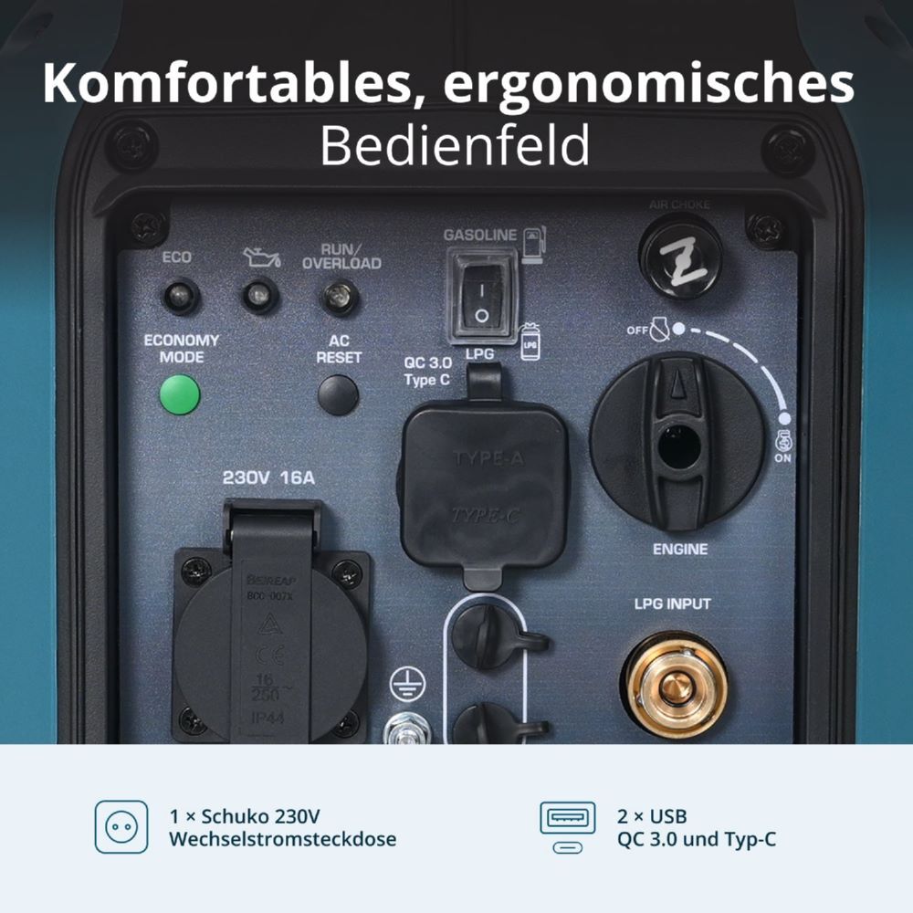 Produktbild Könner & Söhnen Invertergenerator (Gas/Benzin) KS 1900iG S bild 16