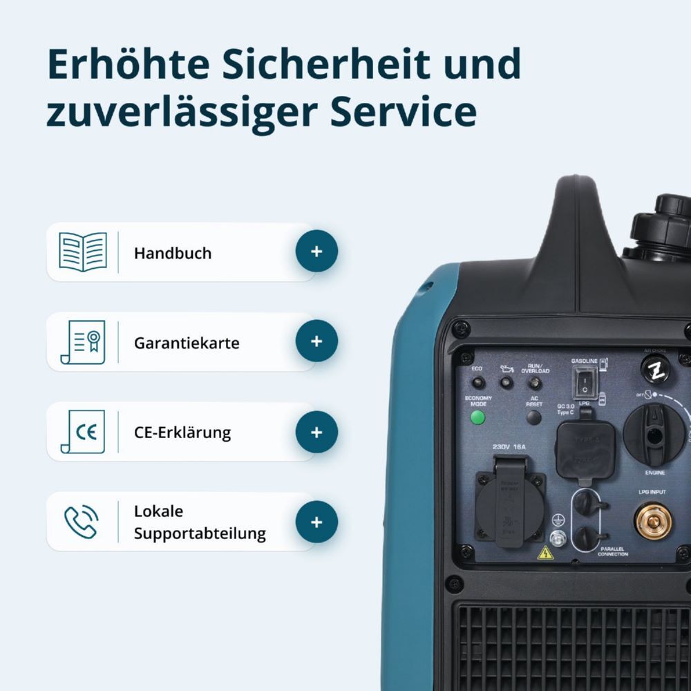Produktbild Könner & Söhnen Invertergenerator (Gas/Benzin) KS 1900iG S bild 7