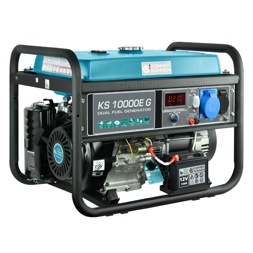 Produktbild Könner & Söhnen LPG Benzin Generator KS 10000E G