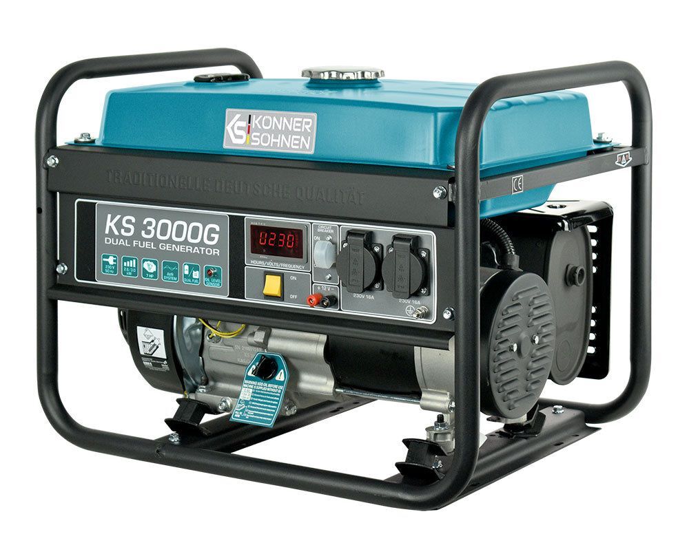 Produktbild Könner & Söhnen LPG Benzin Generator KS 3000G