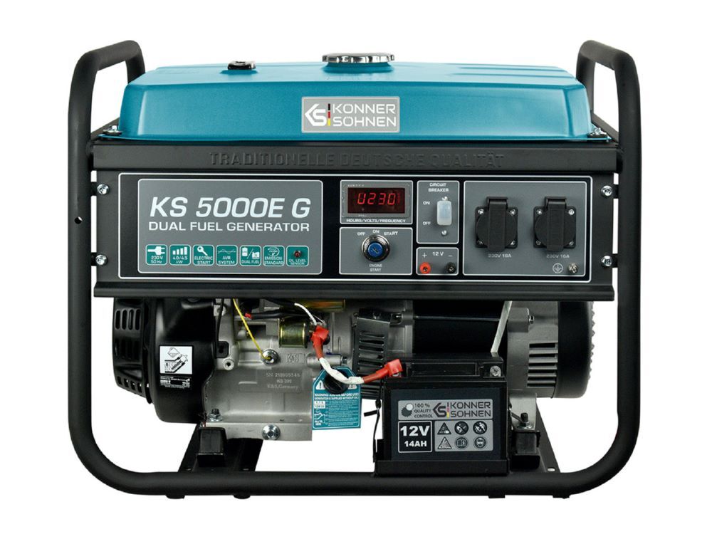 Produktbild Könner & Söhnen LPG/Benzin-Generator  KS 5000E G bild 2