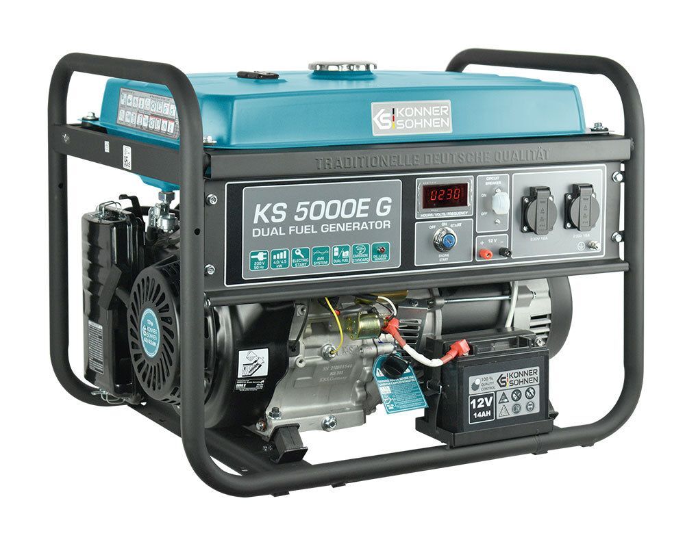 Produktbild Könner & Söhnen LPG Benzin Generator KS 5000E G