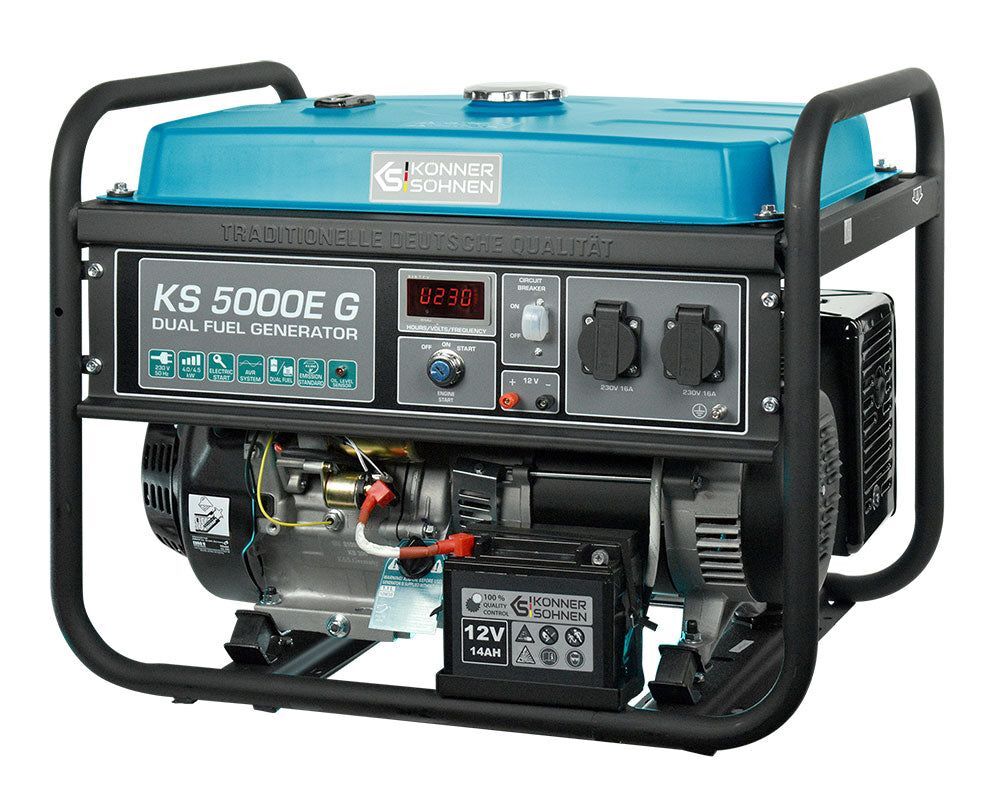 Produktbild Könner & Söhnen LPG/Benzin-Generator  KS 5000E G bild 3