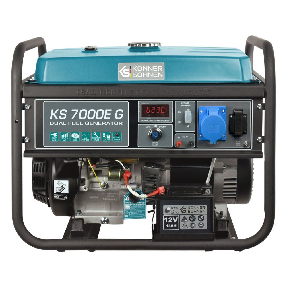 Produktbild Könner & Söhnen LPG/Benzin-Generator  KS 7000E G bild 2