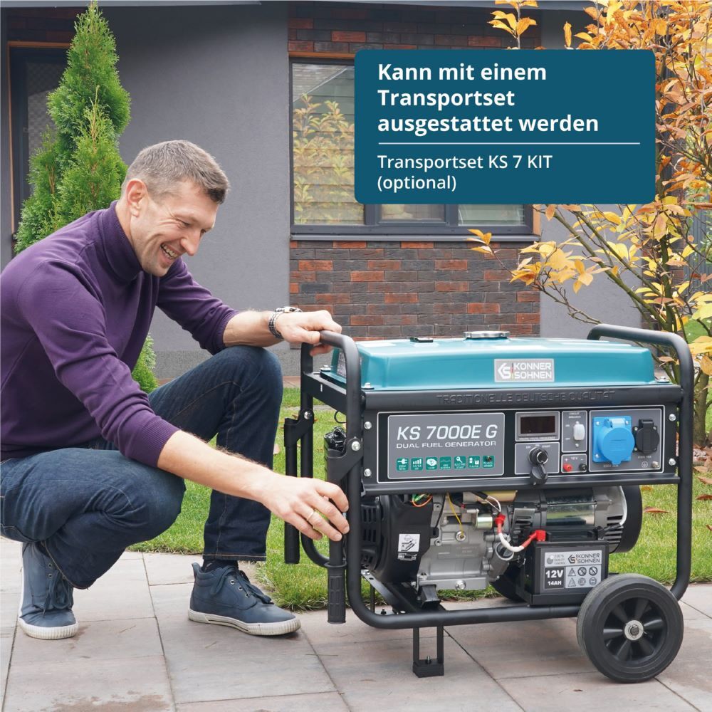 Produktbild Könner & Söhnen LPG/Benzin-Generator  KS 7000E G bild 10
