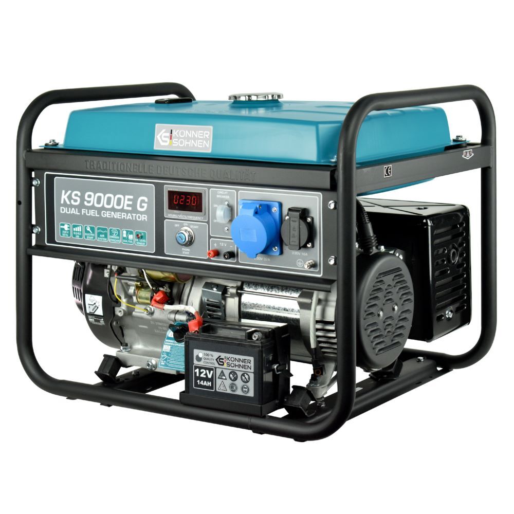Produktbild Könner & Söhnen LPG Benzin Generator KS 9000E G