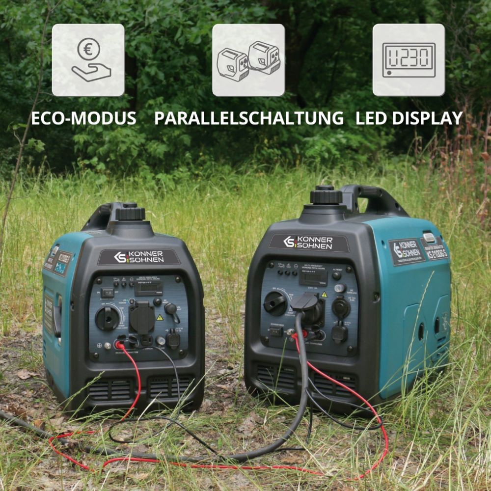 Produktbild Könner & Söhnen LPG/Benzin-Inverter-Generator KS 2100iG S bild 6