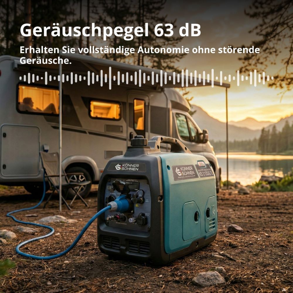 Produktbild Könner & Söhnen LPG/Benzin-Inverter-Generator KS 3100iG S bild 7