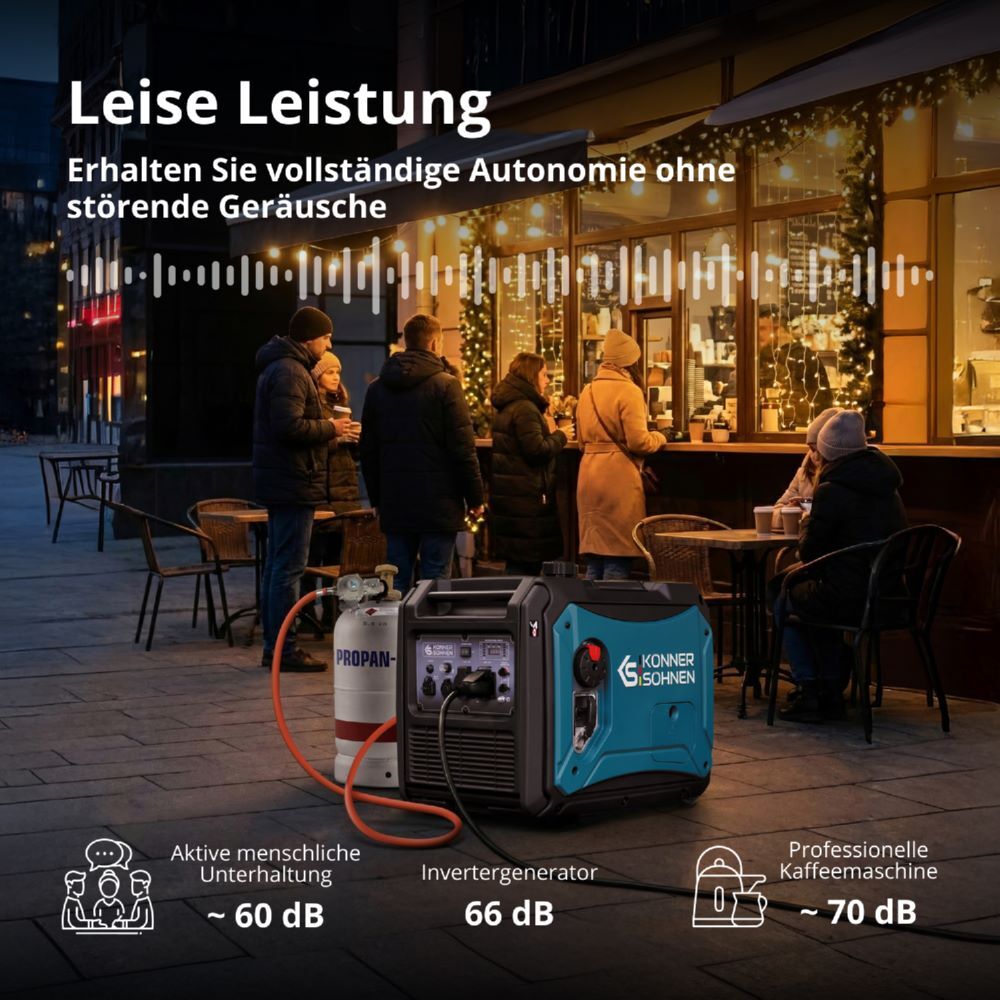 Produktbild Könner & Söhnen LPG/Benzin-Inverter-Generator KS 4000iEG S bild 12