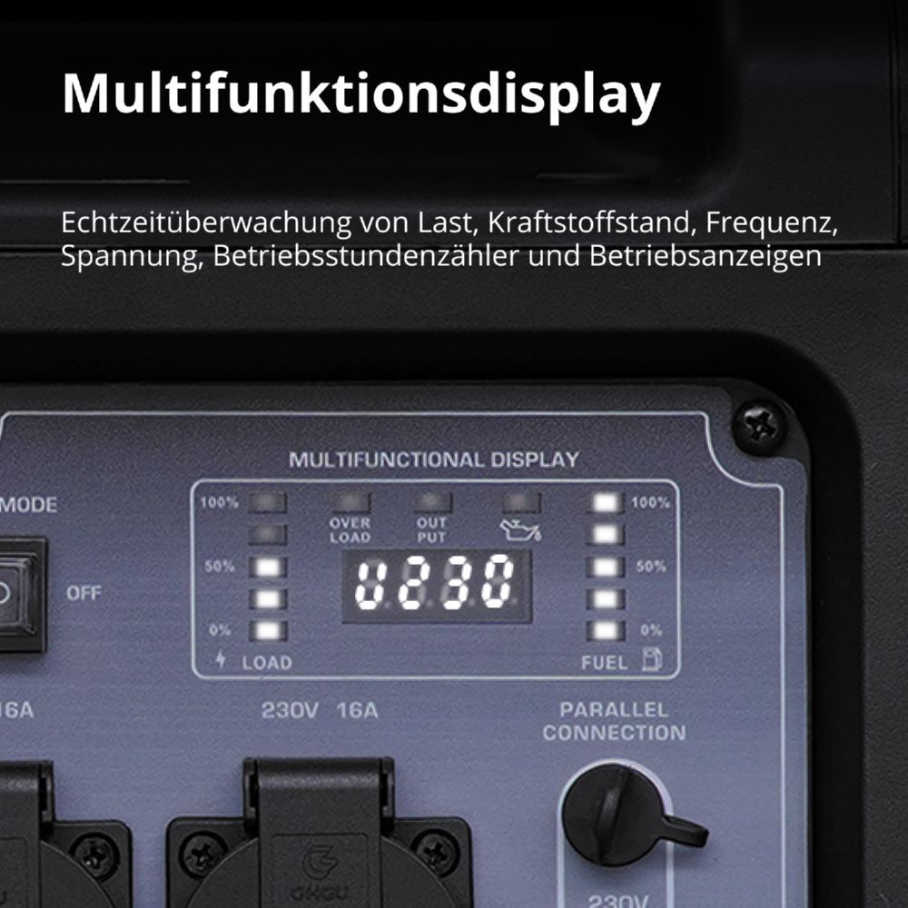 Produktbild Könner & Söhnen LPG/Benzin-Inverter-Generator KS 4000iEG S bild 13