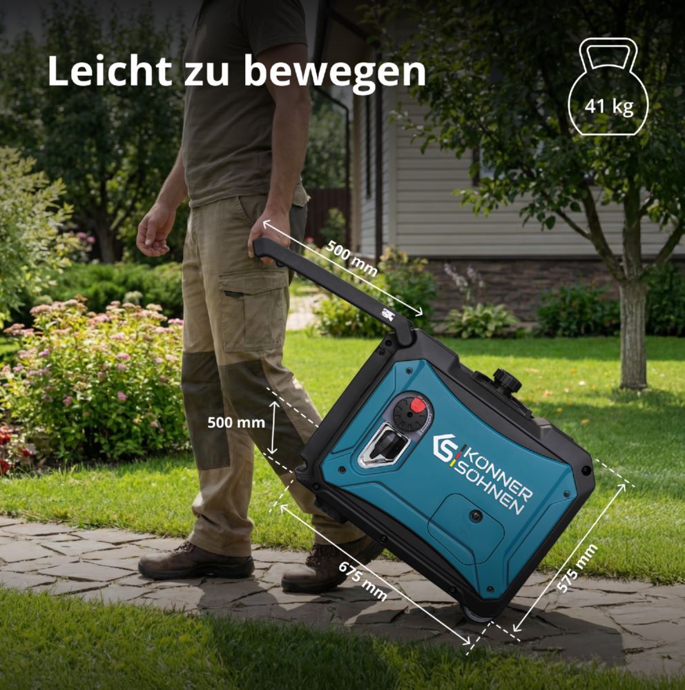 Produktbild Könner & Söhnen LPG/Benzin-Inverter-Generator KS 4000iEG S bild 16