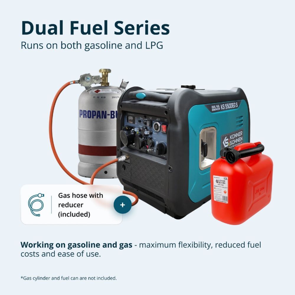 Produktbild Könner & Söhnen LPG/Benzin-Inverter-Generator KS 5500iEG S bild 4