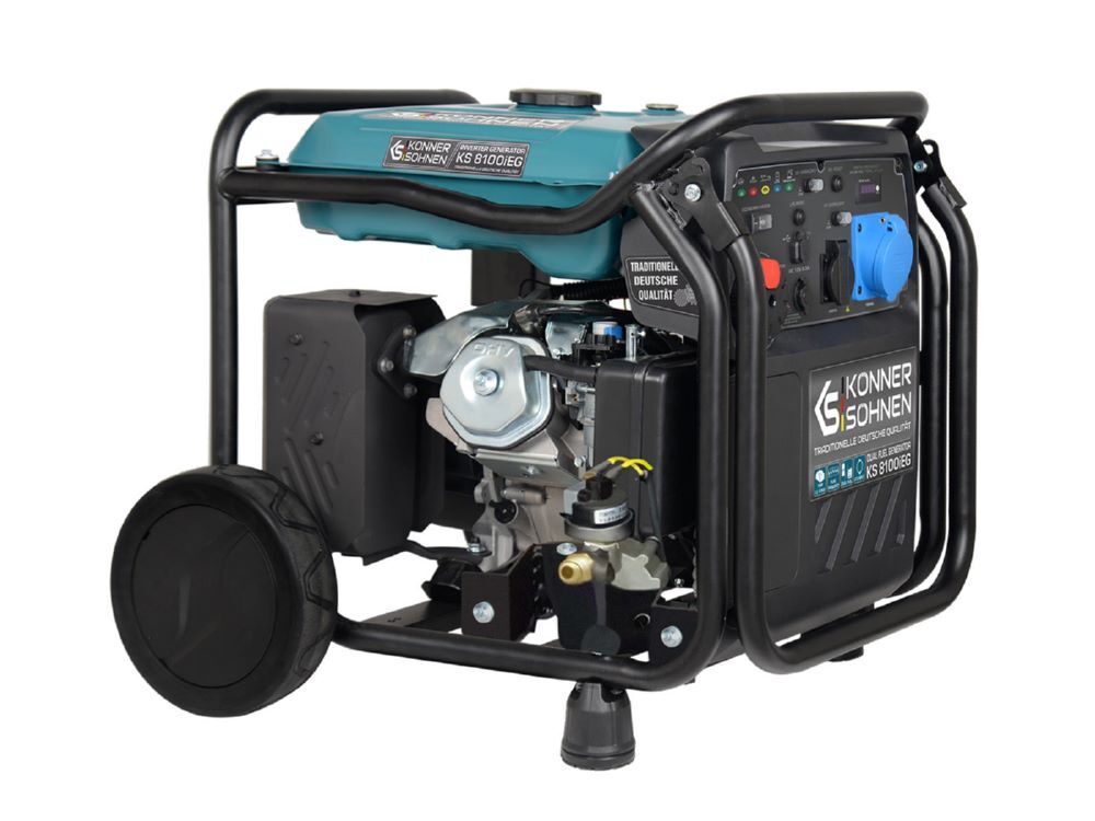 Produktbild Könner & Söhnen LPG Benzin Inverter Generator KS 8100iEG