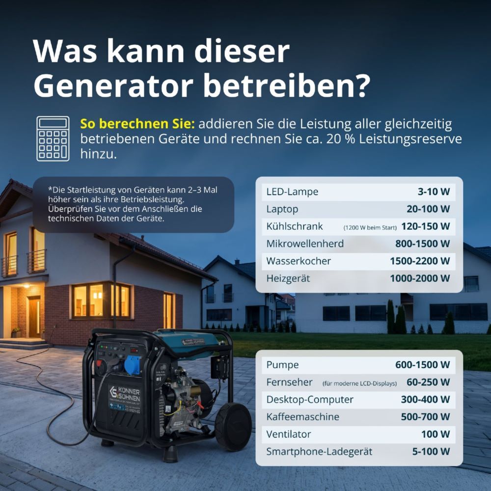 Produktbild Könner & Söhnen LPG/Benzin-Inverter-Generator KS 8100iEG bild 4