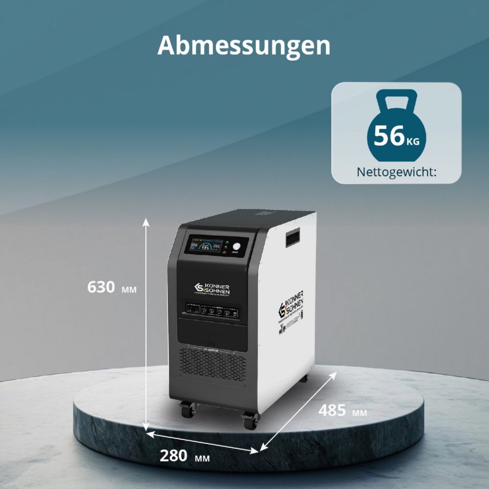 Produktbild Könner & Söhnen Tragbare 3-in-1-Stromstation KS 5200PS bild 5