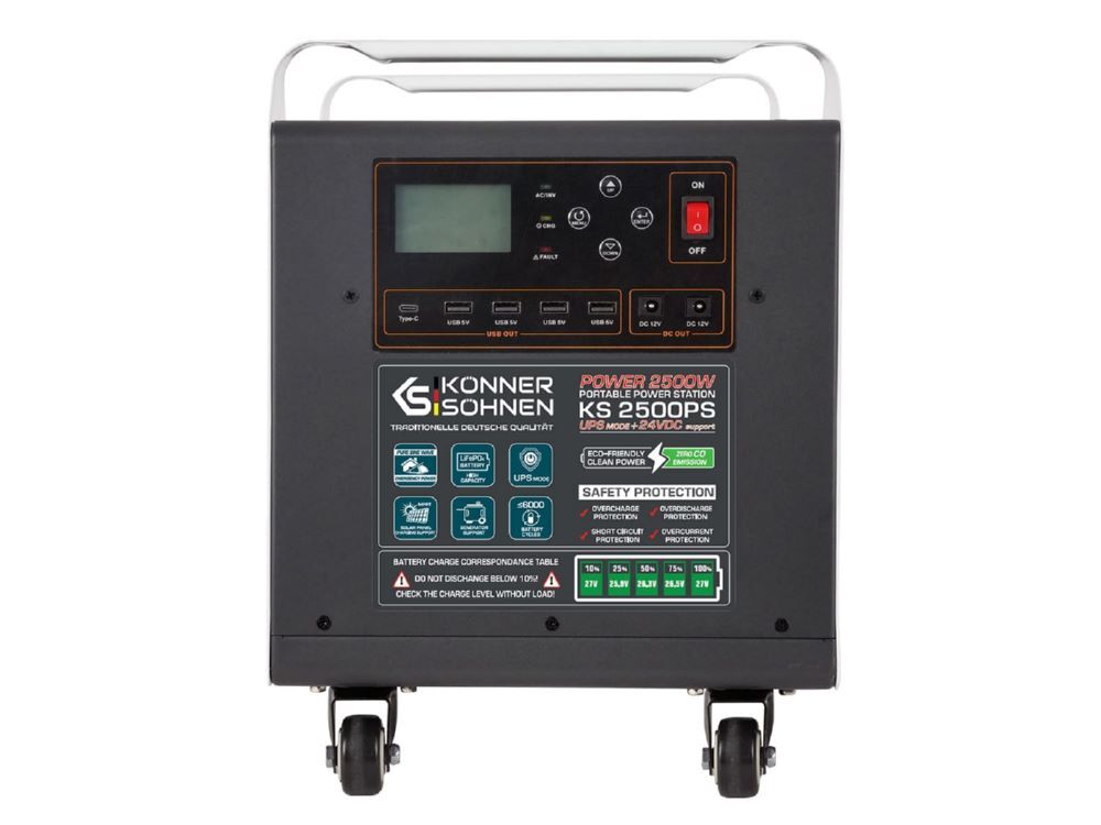 Produktbild Könner & Söhnen Tragbare Powerstation KS 2500PS bild 13