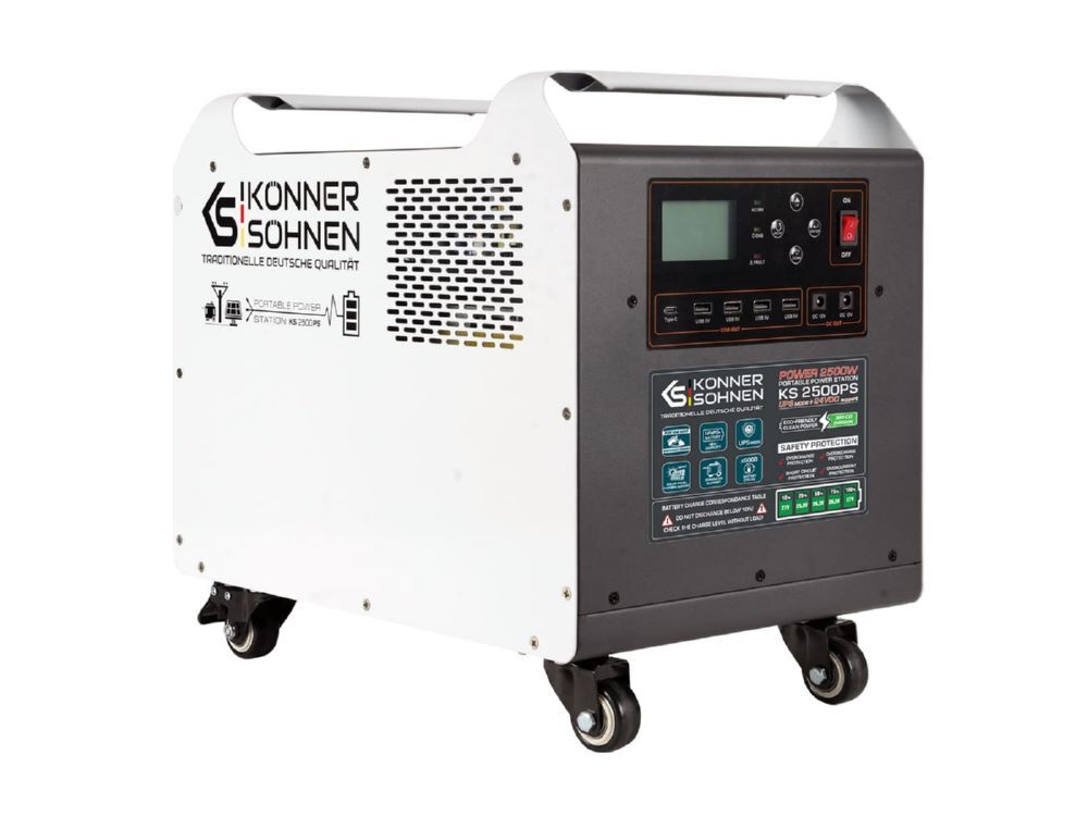 Produktbild Könner & Söhnen Tragbare Powerstation KS 2500PS