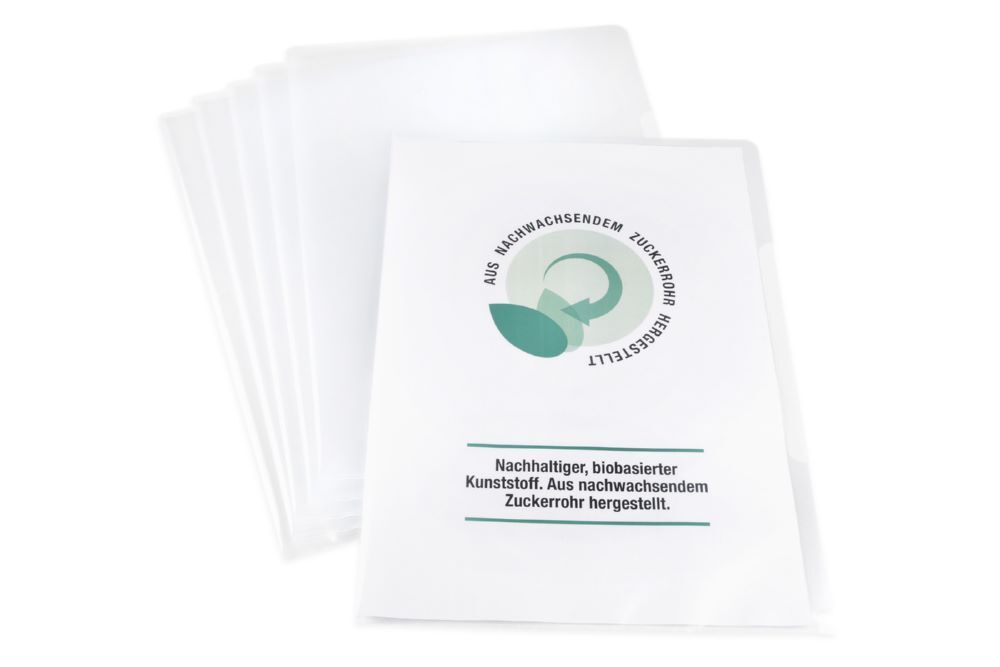 Produktbild Aktenhülle / L-Hülle LDPE-Folie Bio Based aus Zuckerrohr, 100 µm   bild 3