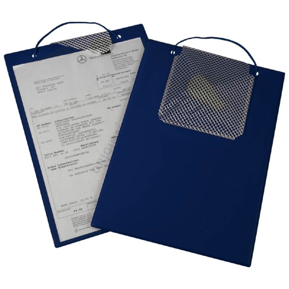Eichner Auftragstasche Plus mit Schlüsselfach blau A4 Eichner Auftragstasche Plus mit Schlüsselfach blau A4