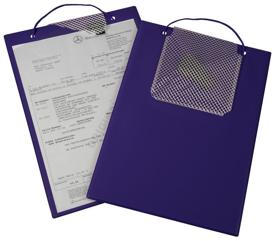 Eichner Auftragstasche Plus mit Schlüsselfach DIN A4 Violett Produktbild Eichner Auftragstasche Plus mit Schlüsselfach DIN A4 Violett