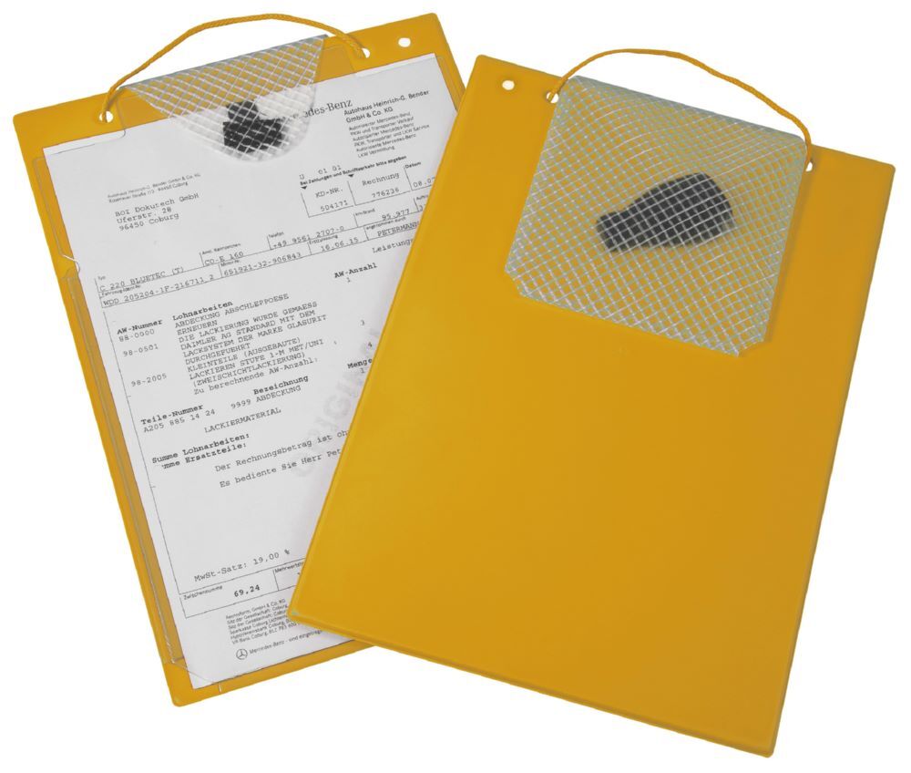 Eichner Auftragstasche Turbo mit Schlüsselfach Gelb Produktbild Eichner Auftragstasche Turbo mit Schlüsselfach Gelb