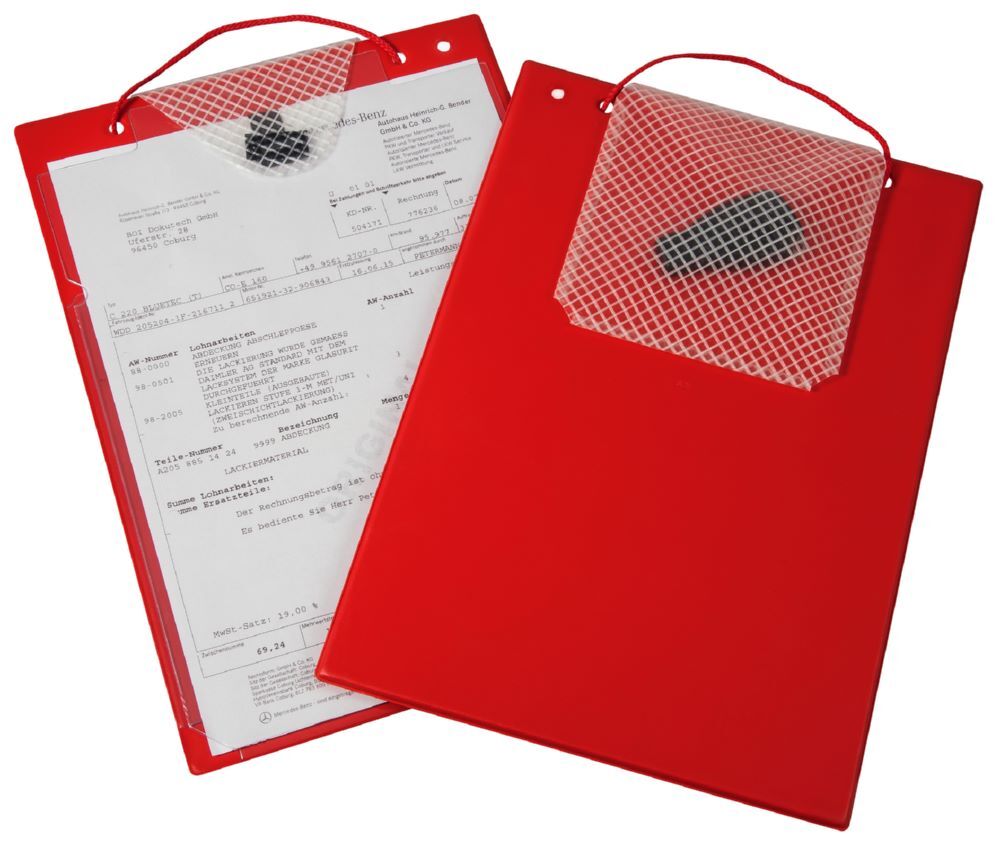 Eichner Auftragstasche Turbo mit Schlüsselfach Rot Produktbild Eichner Auftragstasche Turbo mit Schlüsselfach Rot