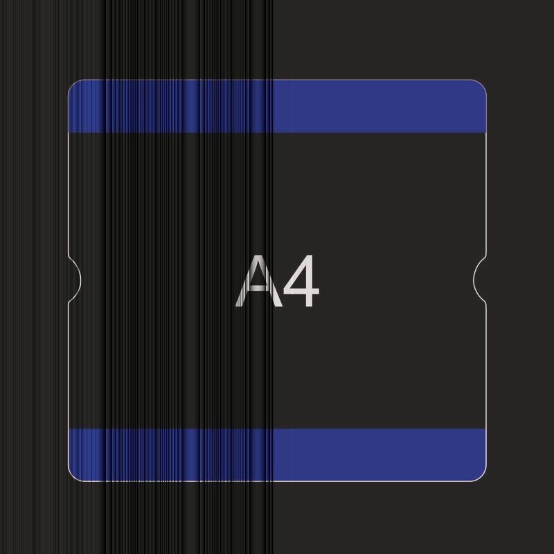 Eichner Bodenbeschriftungstasche A4 offen Gelb Produktbild Eichner Bodenbeschriftungstasche A4 offen Gelb