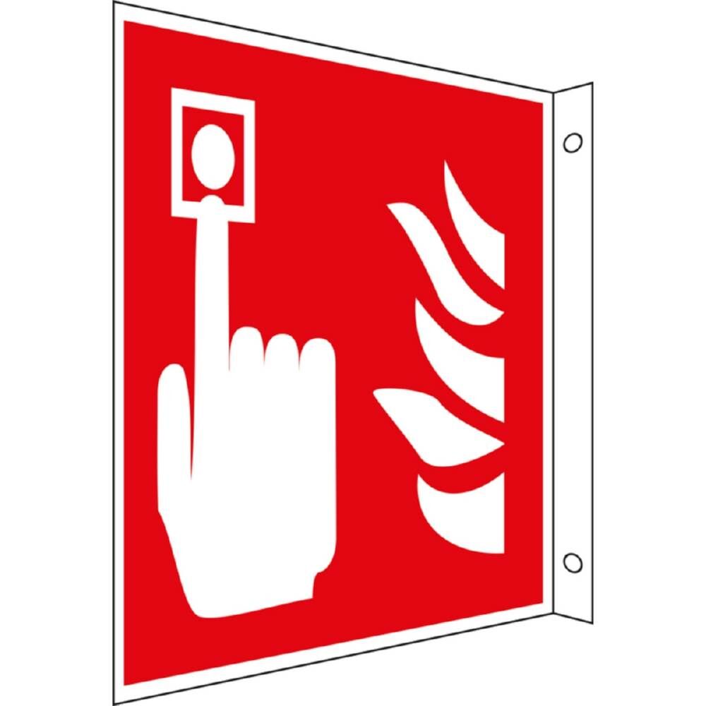 Eichner Brandschutz Fahnenschild Brandmelder 20x20cm Eichner Brandschutz Fahnenschild Brandmelder 20x20cm