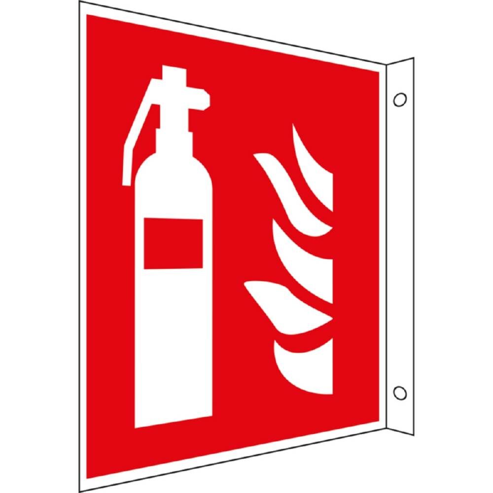 Eichner Brandschutz Fahnenschild Feuerlöscher Produktbild Eichner Brandschutz Fahnenschild Feuerlöscher