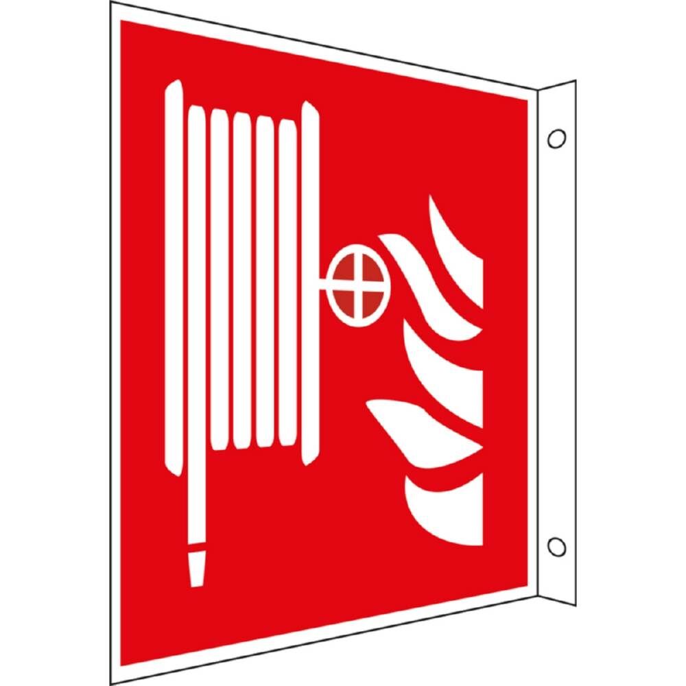 Eichner Brandschutz Fahnenschild Löschschlauch Produktbild Eichner Brandschutz Fahnenschild Löschschlauch