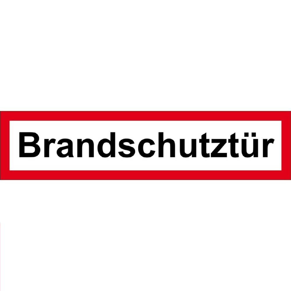 Eichner Brandschutzschild Brandschutztür 29,7x10,5cm Produktbild Eichner Brandschutzschild Brandschutztür 29,7x10,5cm