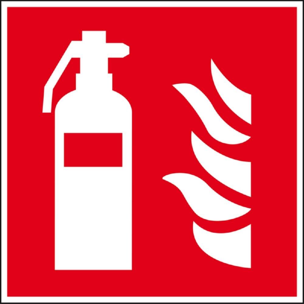 Eichner Brandschutzschild Feuerlöscher 30 x 30 cm in rot Produktbild Eichner Brandschutzschild Feuerlöscher 30 x 30 cm in rot