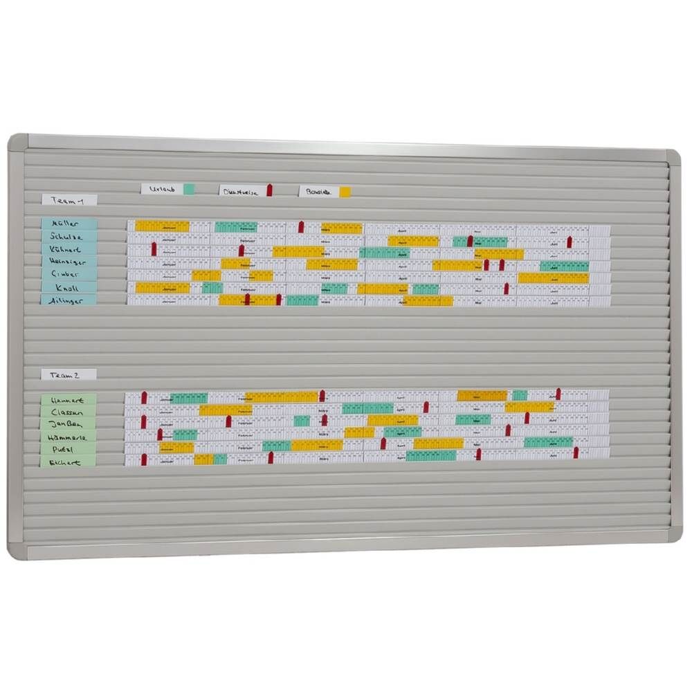 Eichner VISIPLAN Einstecktafel 31 Schienenanzahl 100x58cm Produktbild Eichner VISIPLAN Einstecktafel 31 Schienenanzahl 100x58cm
