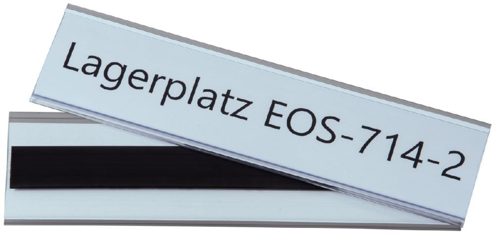 Eichner Etikettenhalter magnetisch 83 x 200 mm Produktbild Eichner Etikettenhalter magnetisch 83 x 200 mm