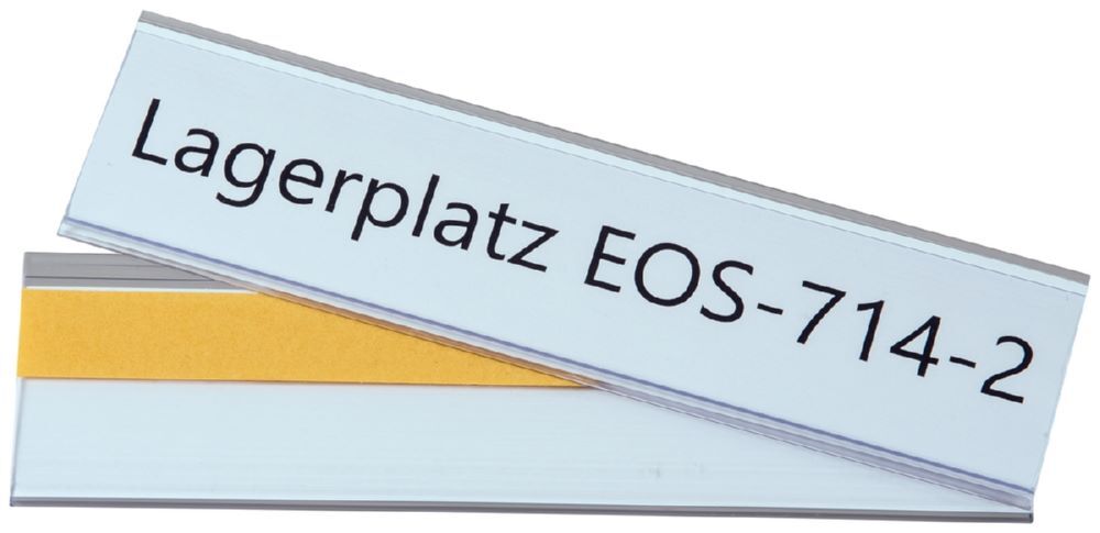 Eichner Etikettenhalter selbstklebend 83 x 200 mm Produktbild Eichner Etikettenhalter selbstklebend 83 x 200 mm