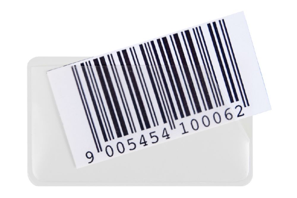 Eichner Etikettenträger Weiß 58 x 100 mm Produktbild Eichner Etikettenträger Weiß 58 x 100 mm